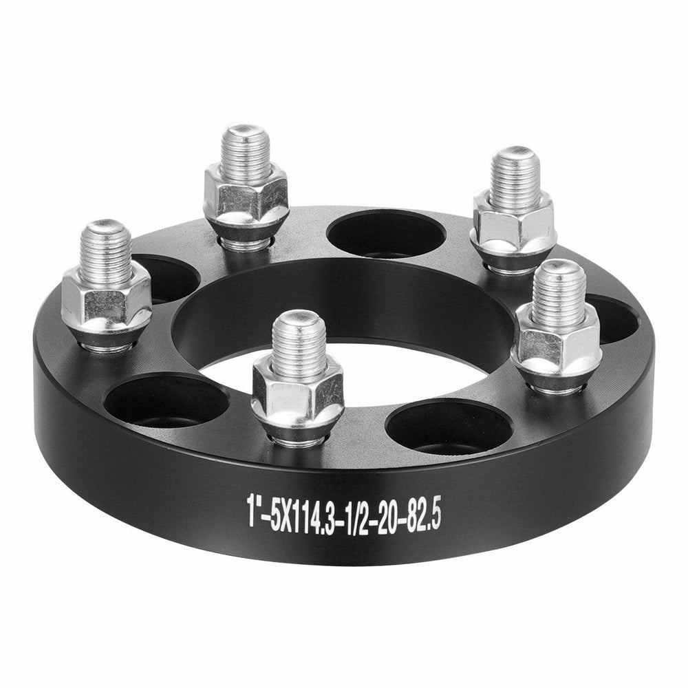 Wheel Spacers Wheel Adapters 5 Lug Forged Spacer 4 PCS Black - EX-STOCK Canada