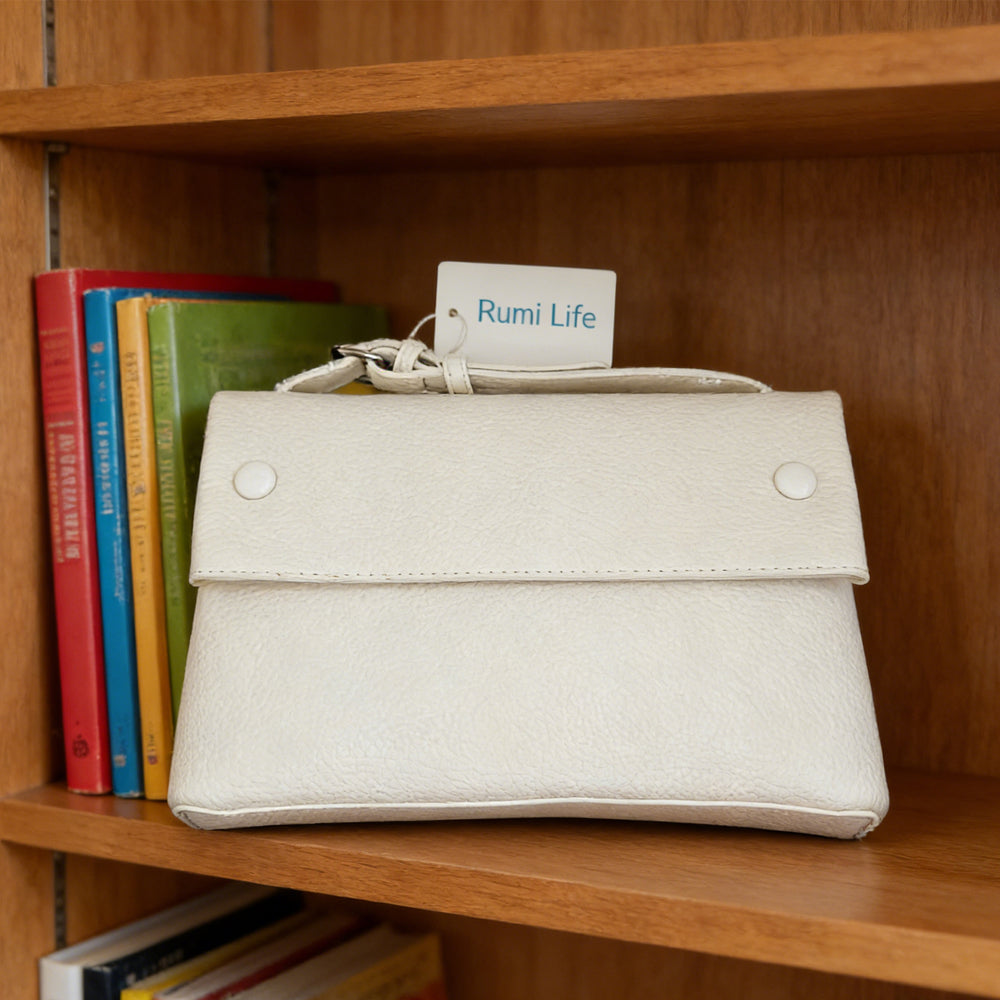 Bolso blanco de moda sencillo -EX-STOCK Canada