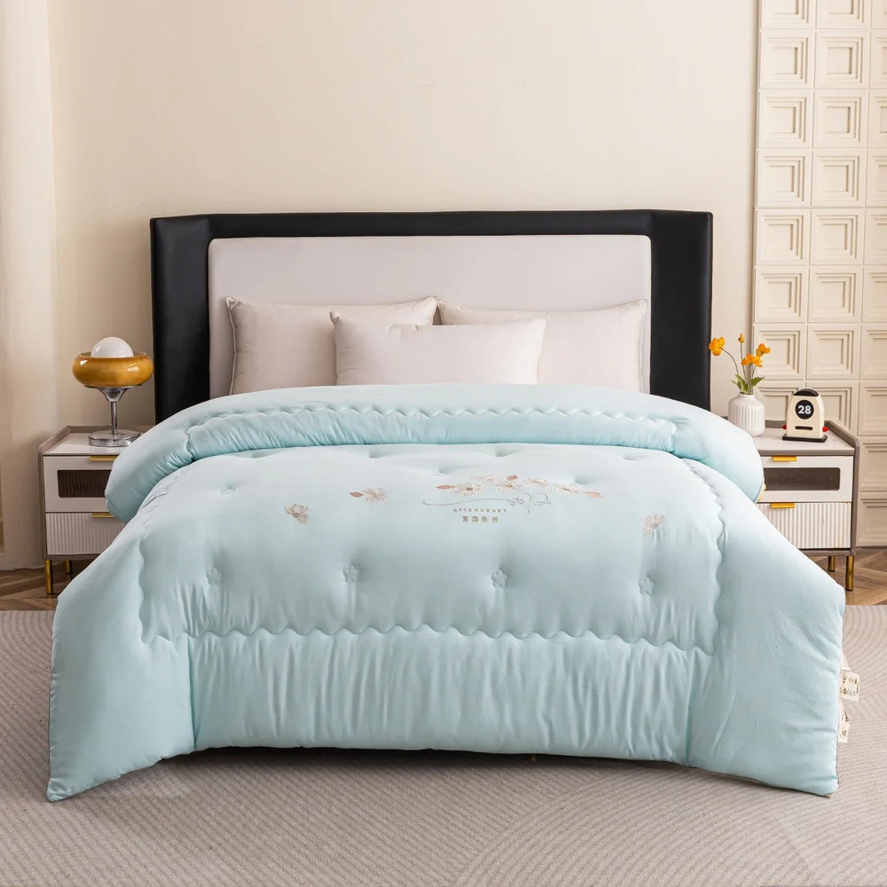 Comfortable Soybean Cellucotton Single Double Duvet Airable Cover Lunch Break Spring Summer Thin Quilt Duvet Insert EX-STOCK Canada