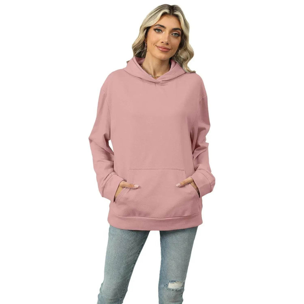 Winter Casual Hooded Pocket Pullover Sweatshirt Women - EX-STOCK Canada