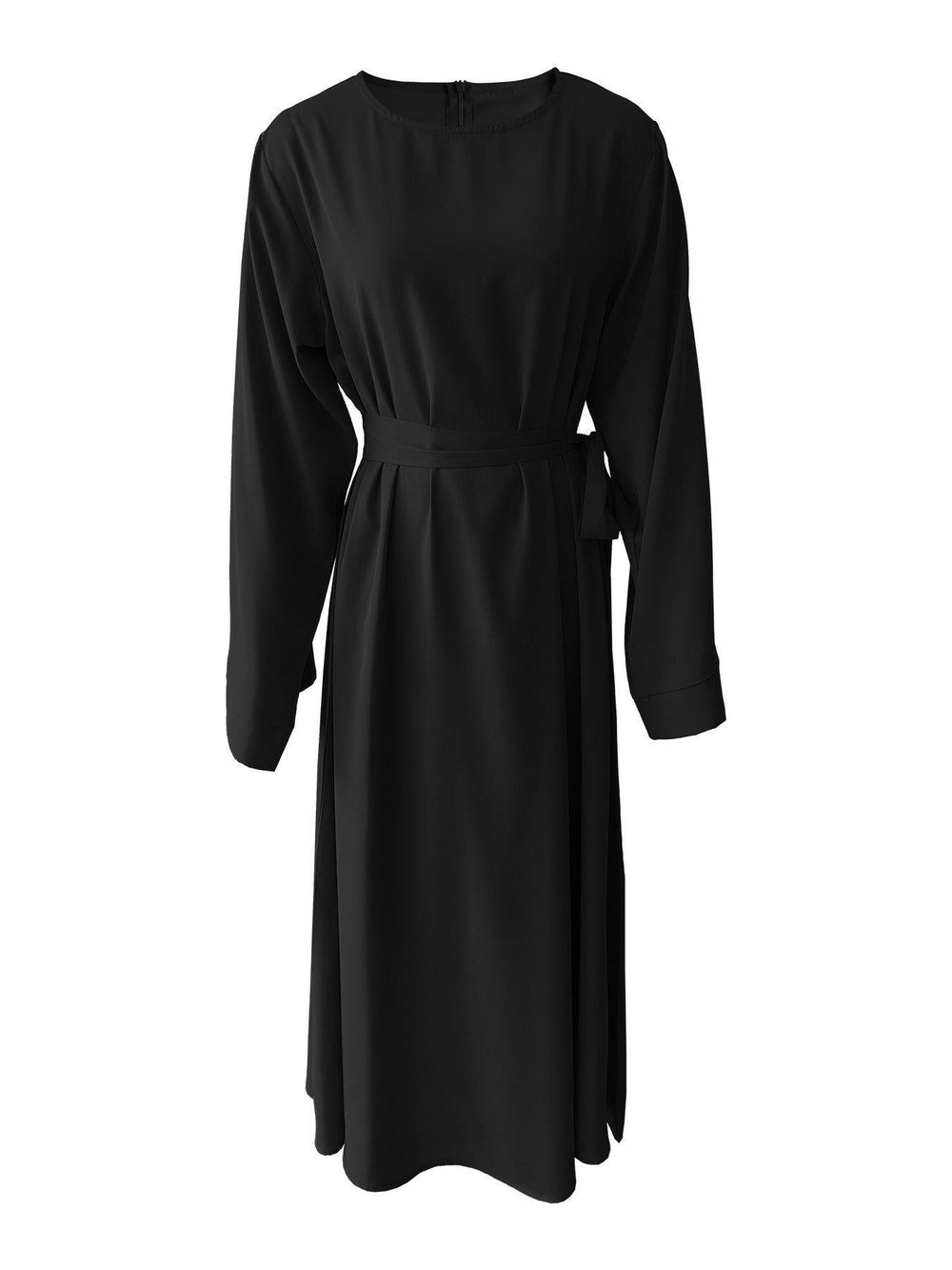 Robe musulmane grande taille à lacets pour femmes - EX-STOCK Canada