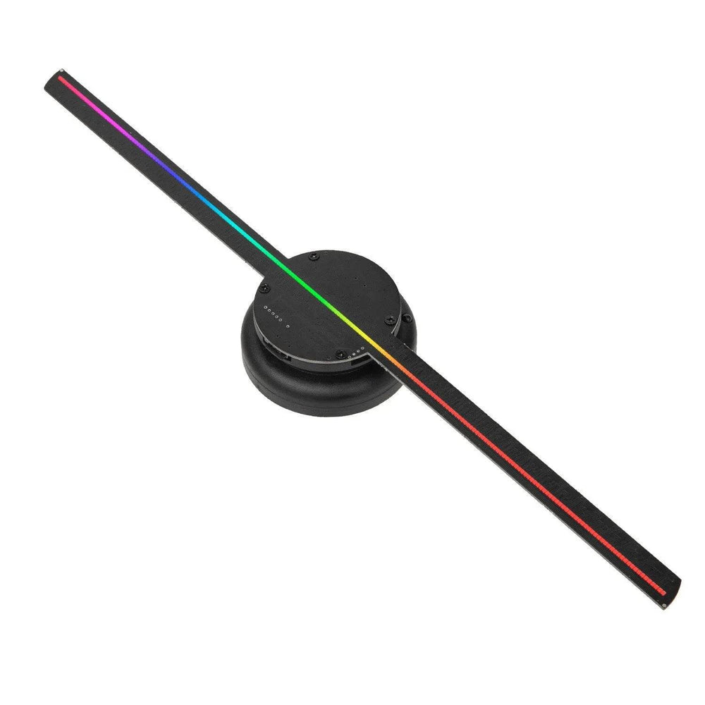 Led Luminous Sign Light Holographic Projector Diy Fan Screen Video Picture 3d Holographic Light Holiday Decoration - EX-STOCK Canada