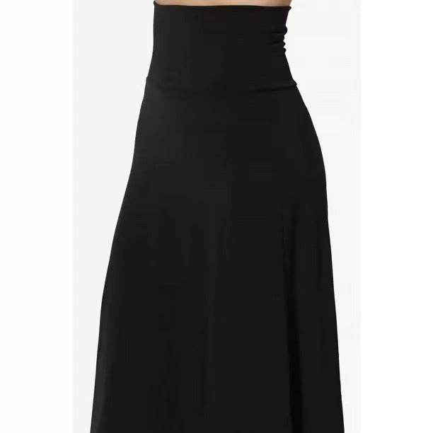 Women's casual High Waist flared Midi Skirt - EX-STOCK Canada