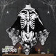 Halloween Lace Poncho Plus Size Halloween Skeleton Cape Day Of The Dead Costumes For Women 59 Inches X 59 Inches -Selling On Amazon Is Prohibited - EX-STOCK Canada