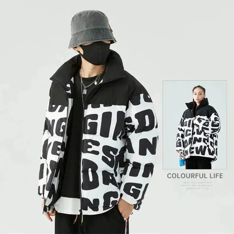 Unisex Teenagers Cotton Padded Hooded Winter Puffer Coat Jacket street style - EX-STOCK Canada