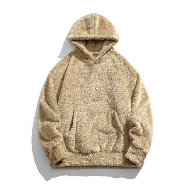 Men's Fashion Retro Winter Couple Casual Fleece Hoodie Sweatshirt top - EX-STOCK Canada