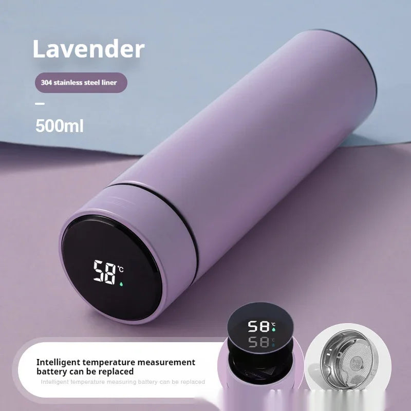 Smart Temperature Display High-grade Insulated Bottle Portable Large Capacity EX-STOCK Canada
