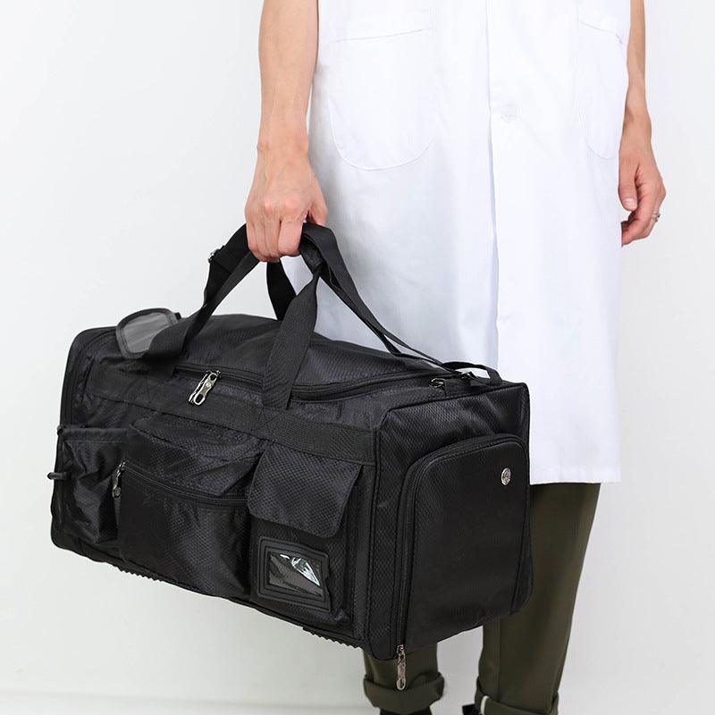 Expandable Large Capacity Travel Duffel Bag – Waterproof Multi-Pocket Gym & Weekend Bag