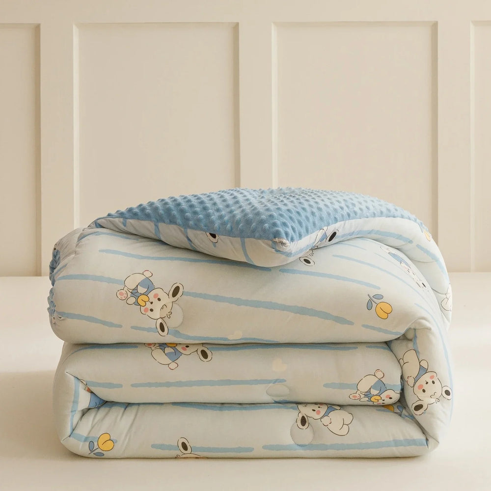 Beanie Velvet Quilt Soybean Fiber Duvet Insert Autumn And Winter EX-STOCK Canada