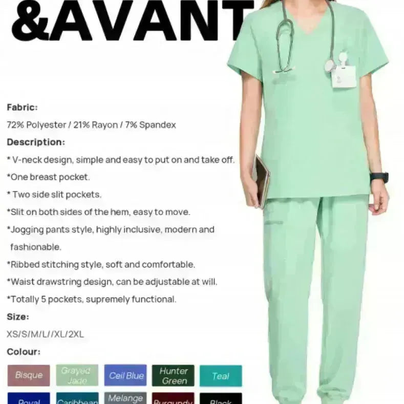 Hospital Uniform Frosted Nurse Uniform Work wear