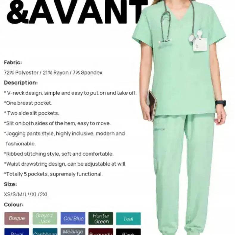 Hospital Uniform Frosted Nurse - Uniform Work wear - EX-STOCK Canada