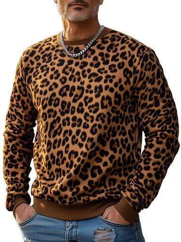 Sweat-shirt pour hommes à capuche, col rond, manches longues, motif fantaisieEX-STOCK Canada