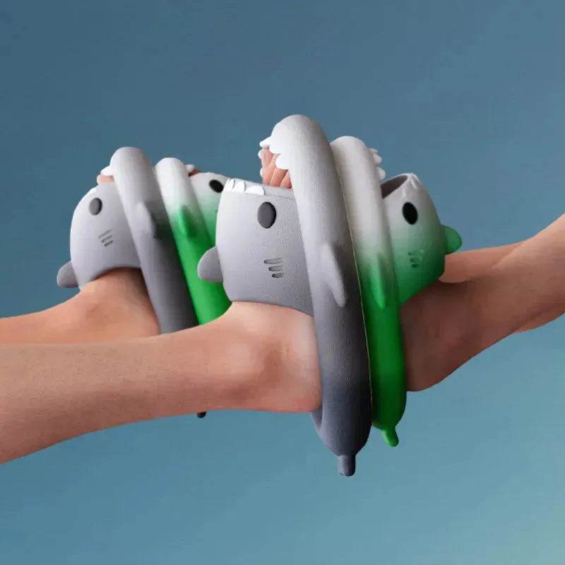 Flip flop Shark Slides Slippers Men's Home Bathroom Non-slip Slippers - EX-STOCK Canada