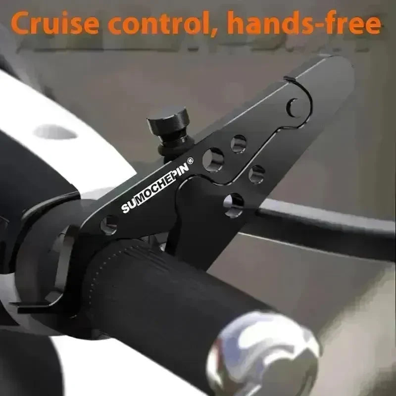 Motorcycle Throttle Grip CNC Aluminum Lock Assist Retainer Universal Cruise Control Bike Throttle Wrist Grip Handle Bar - EX-STOCK CANADA