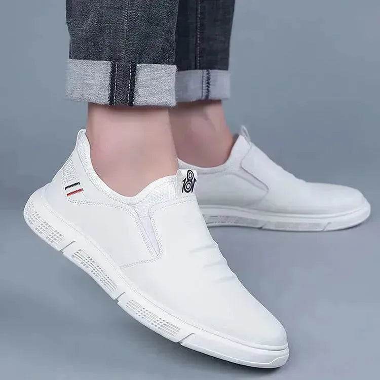 Men Shoes Black White Flats Walking Shoes Sneakers for Men - EX-STOCK Canada