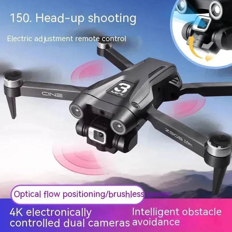 UAV Optical Flow Dual Camera Drone 480p Camera Obstacle Avoidance Aerial Photography Foldable Quadcopter - EX-STOCK Canada
