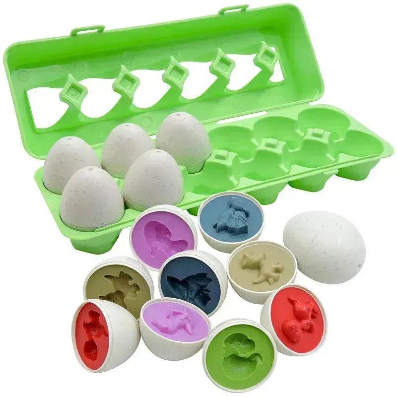 Baby Learning Educational Toy Smart Egg Toy Games Shape Matching Sorters Toys Montessori Eggs Toys For Kids Children - EX-STOCK Canada