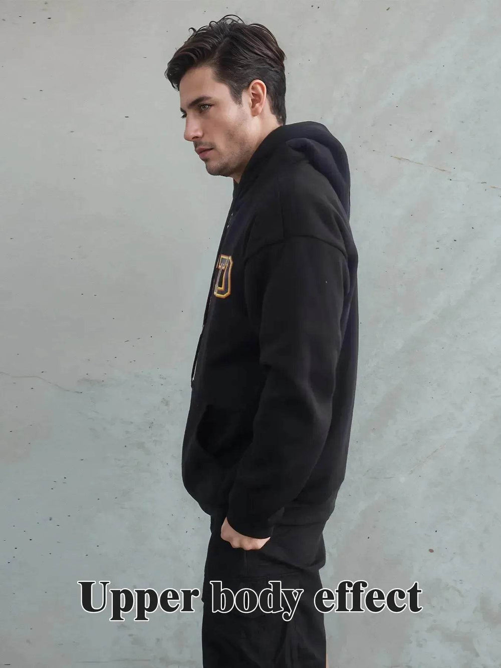 Fashionable Solid Color Long Sleeved Printed Unisex Hoodie - EX-STOCK Canada