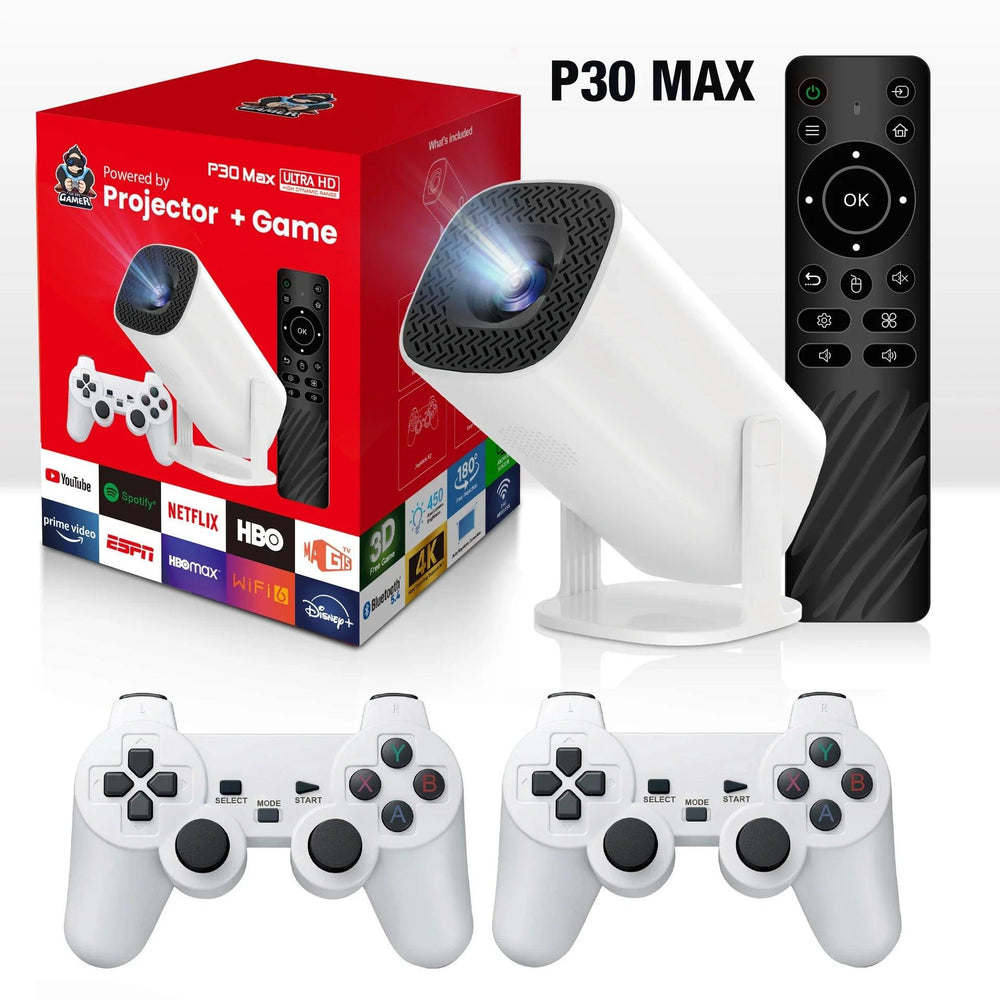 Projecteur de jeu portable HD à écran partagé sans fil pour la maisonEX-STOCK Canada