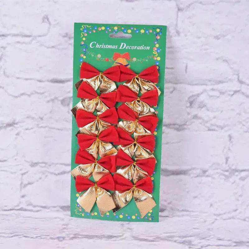 Christmas Tree Ornaments Christmas Decoration Bow - EX-STOCK Canada