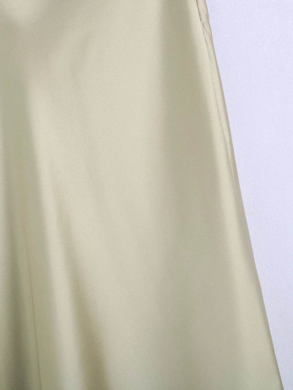 High Waisted Midi Silk Satin Skirt - EX-STOCK Canada