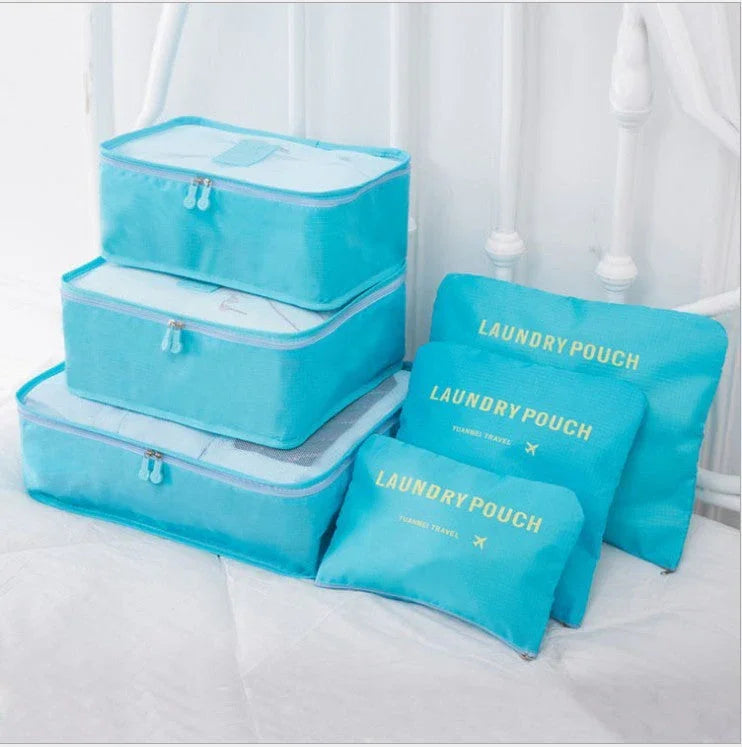 6 PCS Travel Storage Bag Set for Clothes Tidy Organizer EX-STOCK Canada