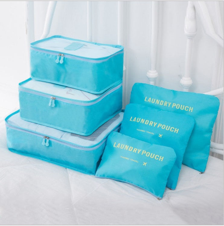 6 PCS Travel Storage Bag Set for Clothes Tidy Organizer EX-STOCK Canada