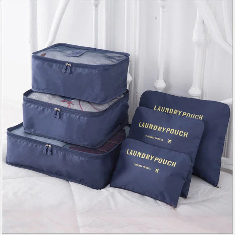 6 PCS Travel Storage Bag Set for Clothes Tidy Organizer EX-STOCK Canada