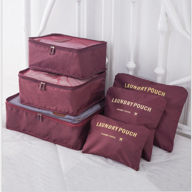 6 PCS Travel Storage Bag Set for Clothes Tidy Organizer EX-STOCK Canada