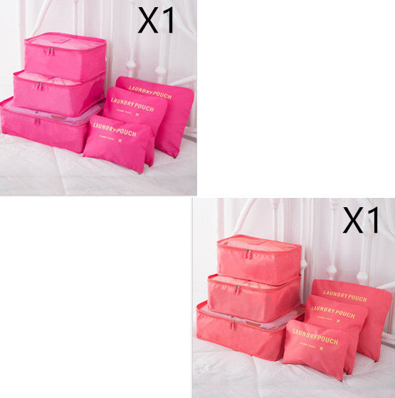 6 PCS Travel Storage Bag Set for Clothes Tidy Organizer EX-STOCK Canada