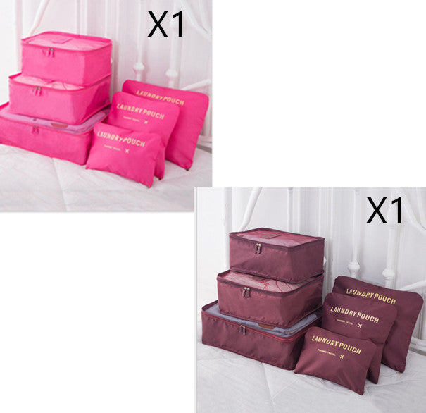 6 PCS Travel Storage Bag Set for Clothes Tidy Organizer EX-STOCK Canada