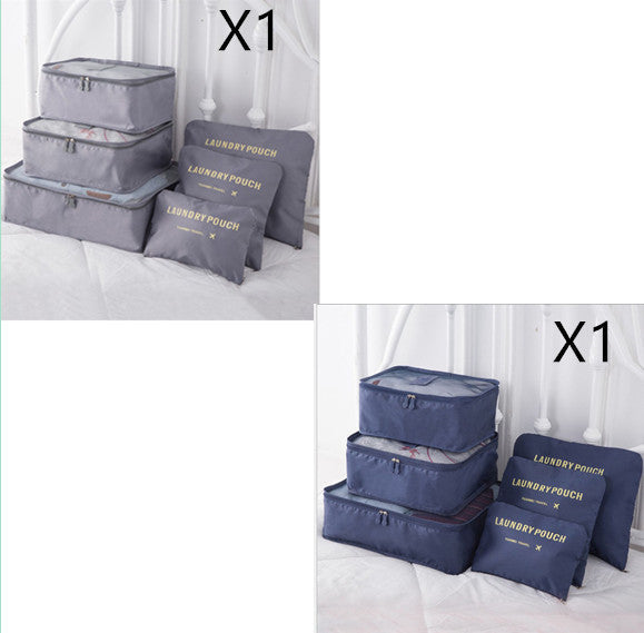 6 PCS Travel Storage Bag Set for Clothes Tidy Organizer EX-STOCK Canada