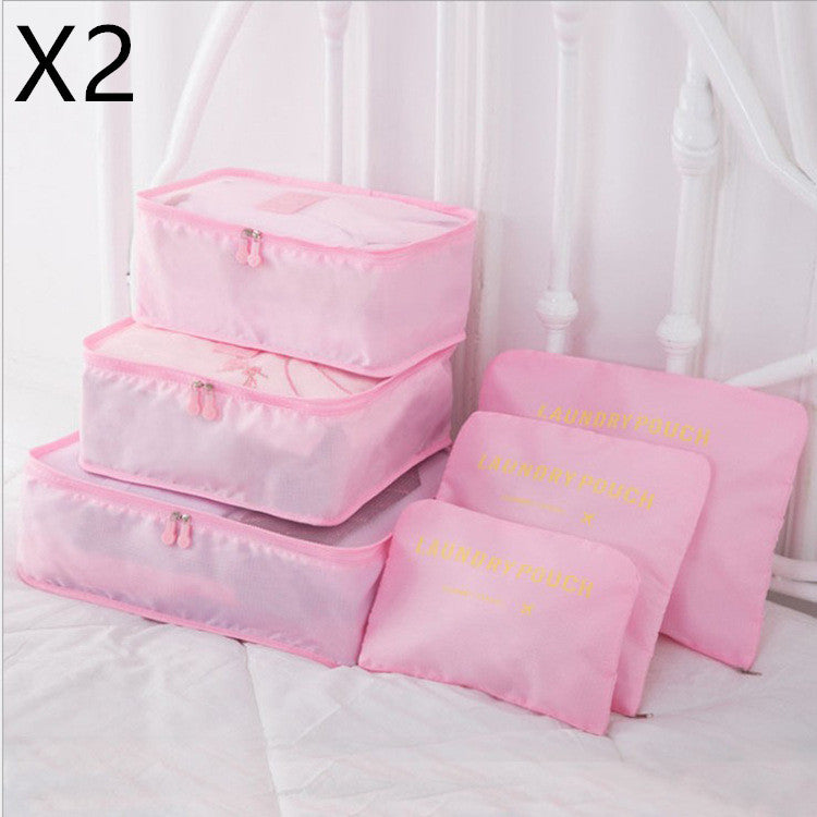 6 PCS Travel Storage Bag Set for Clothes Tidy Organizer EX-STOCK Canada