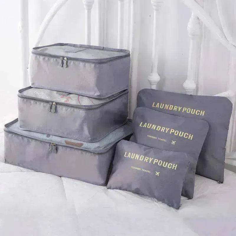 6 Pcs Travel Storage Bag Set For Clothes - EX-STOCK Canada