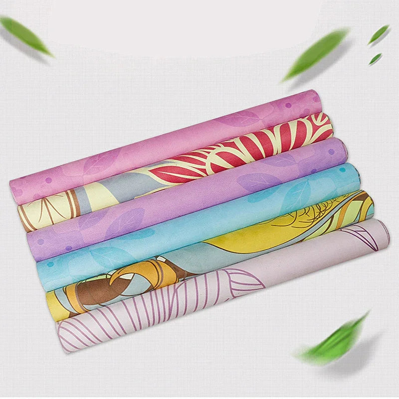 Suede folding yoga mat EX-STOCK Canada