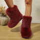 Fashion Long Plush Snow Boots Winter Warm Mid-tube Furry Cotton Shoes For Women Short Boot - EX-STOCK Canada