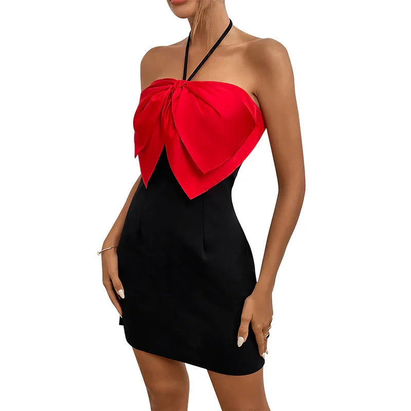 Bow Valentine's Day Sling Dress EX-STOCK Canada