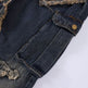 Distressed Denim Pant for women Oversized Streetstyle Patch Cargo Jeans Pant - EX-STOCK Canada