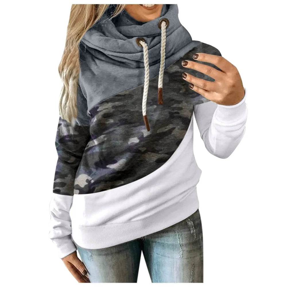 Casual Fashion Women Camouflage Winter hoodie Sweatshirt Pullover Top - EX-STOCK Canada