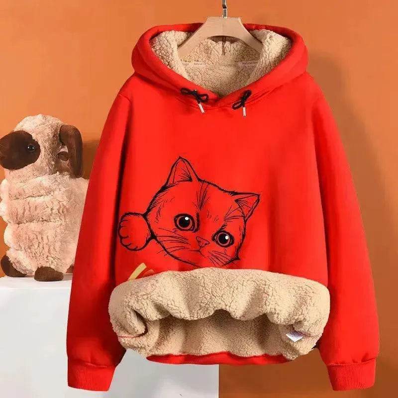 Unisex Fleece-lined Thick Hoodie Sweatshirt Pullover top - EX-STOCK Canada