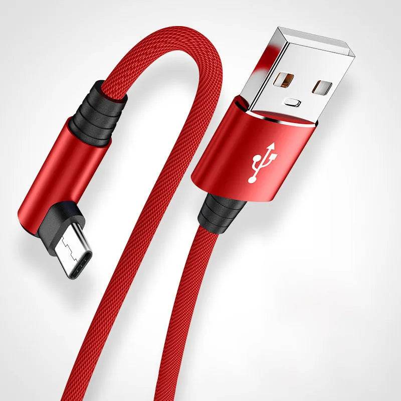 Mobile Phone Elbow Fast Charging Data Cable - EX-STOCK Canada