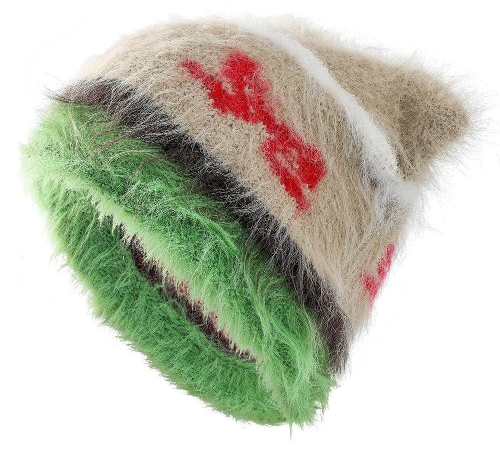 Cute Cat Ears Knitted Hat Earflaps Slipover Woolen Cap Beanies - EX-STOCK Canada