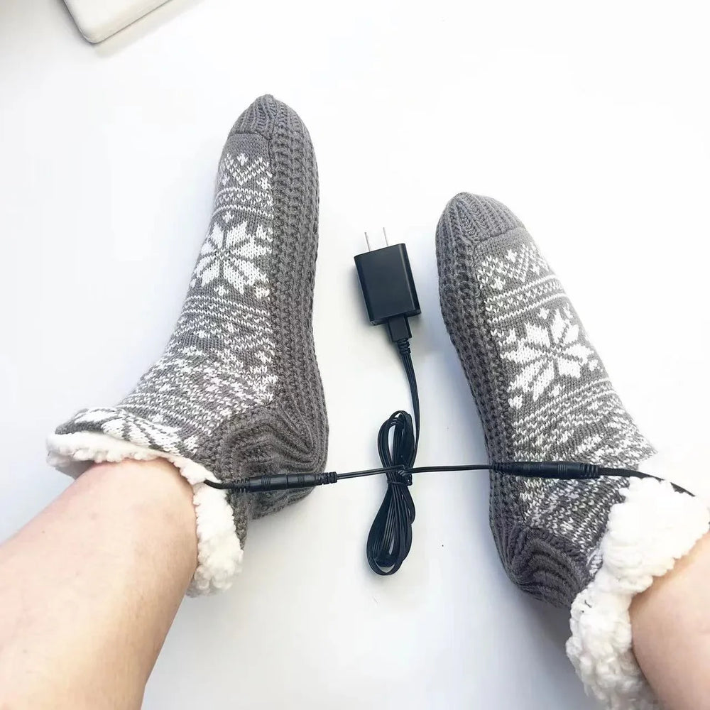 USB Home Warm Feet Electric Heating Room Socks EX-STOCK Canada