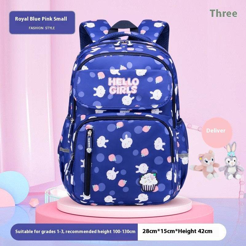 6-12-year-old Primary School Children Girls Backpack Large Capacity Schoolbag - EX-STOCK Canada