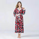 Christmas Sleepwear Women Fleece Hooded Bathrobe Plush Long Robe Winter - EX-STOCK Canada