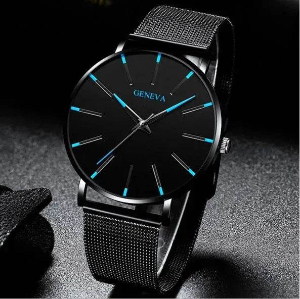 Mesh strap quartz watch - EX-STOCK Canada