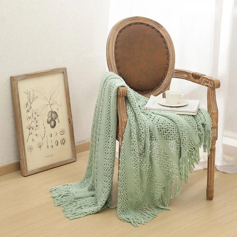 Nordic Sofa Blanket Cover Blanket Knitted Blanket Homestay Hotel Throw Blanket EX-STOCK Canada