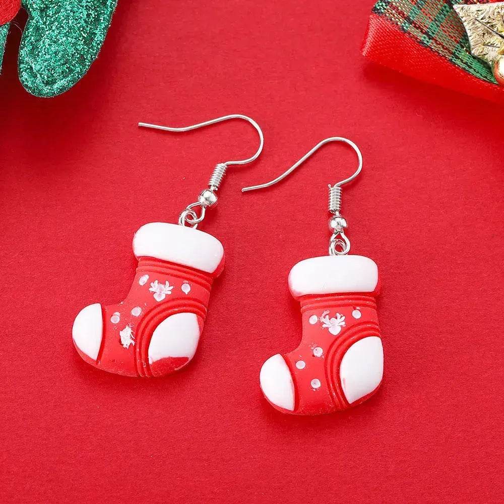 Creative Cartoon Christmas Earrings Fashion - EX-STOCK Canada