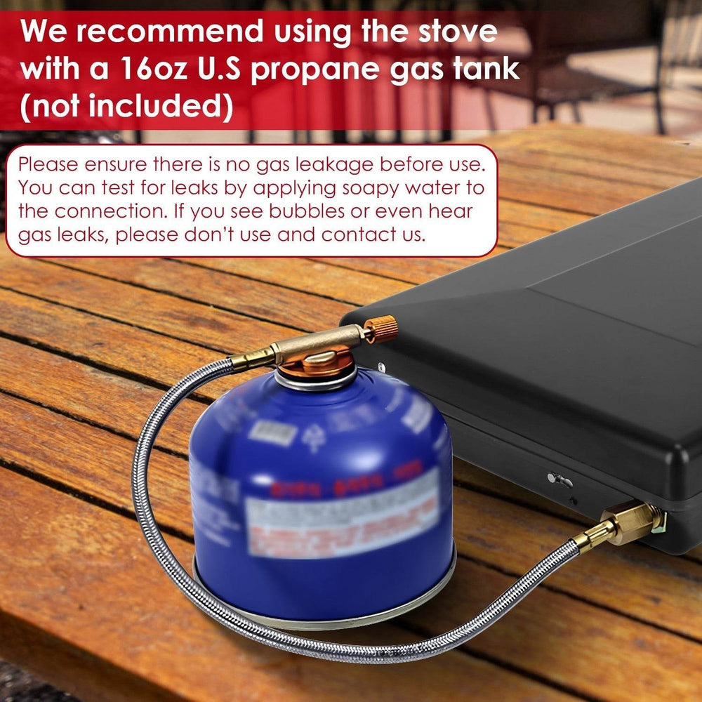 Portable 2 burner Gas Stove propane range camping gas outdoor stove burner - EX-STOCK Canada