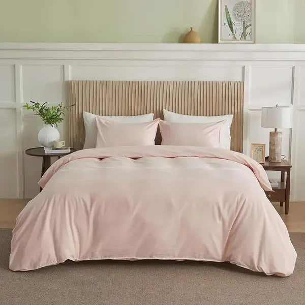 Serta Simply Clean Pleated Duvet Cover Queen EX-STOCK Canada
